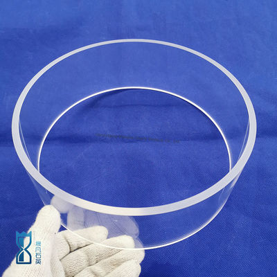 গুণ  High Quality Fused Silica Quartz Tube Clear Color কারখানা