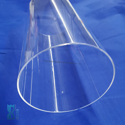 গুণ  high purity quartz tube Resistance High Temperature Customizable Size Quartz Glass Tube Transparent quartz tube কারখানা