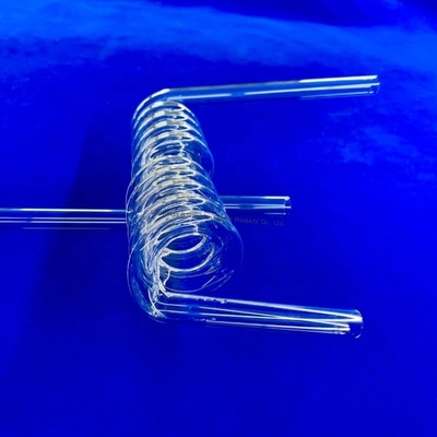 গুণ  Factory Custom Laboratory High Temperature And Corrosion Resistant Quartz Spiral Tube কারখানা
