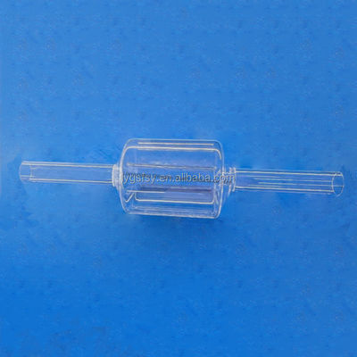 গুণ  Clear Quartz Glass Tube with No Air Bubble and Good Electrical Insulation for Photovoltaic Applications কারখানা