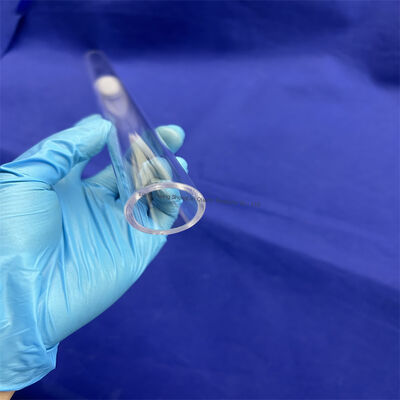 গুণ  High temperature resistant 1100° transparent quartz glass tube quartz sand core tube কারখানা