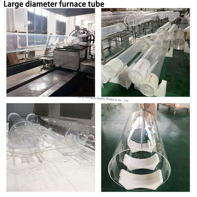 গুণ  High Temperature Resistant Corrosion Resistant High Purity Quartz Glass Tube Fused Quartz Tube কারখানা