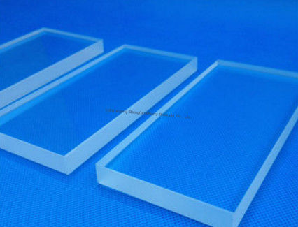 গুণ  Manugacturer Custom Optical Fused Quartz Glass  Thick Plate With High Transmitance কারখানা