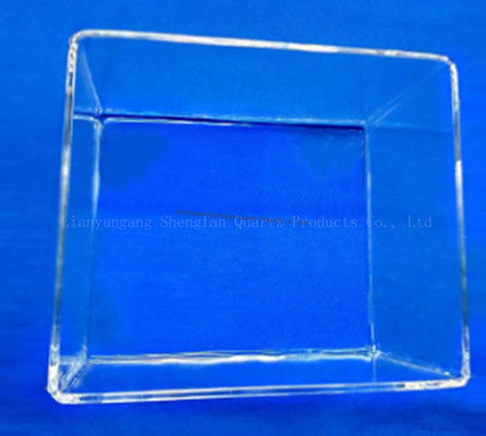 ১০০০°C কার্যক্ষম তাপমাত্রা সহ ক্ষয়রোধী উচ্চ-স্বচ্ছতা কোয়ার্টজ গ্লাস প্লেট