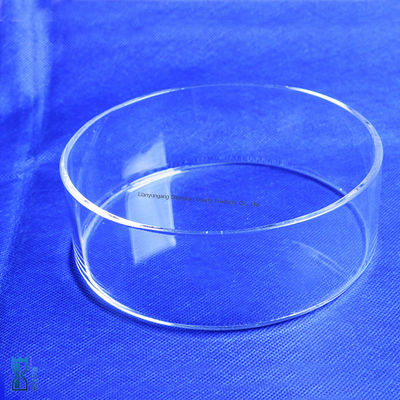 উচ্চ তাপমাত্রা পরীক্ষাগার ব্যবহারের জন্য উচ্চ ট্রান্সমিট্যান্স ক্ষয়-প্রতিরোধী কোয়ার্টজ গ্লাস প্লেট
