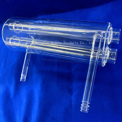 তাপমাত্রা গরম করার টিউব ফার্নেস টিউব উচ্চ বিশুদ্ধতা চক্রীয় পরীক্ষাগার কোয়ার্টজ গ্লাস টিউব