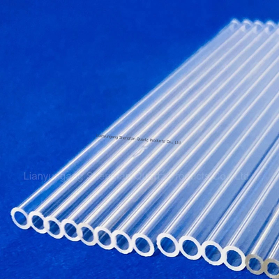 কোয়ার্টজ গ্লাস টিউব রাসায়নিক পেট্রোকেমিক্যাল শিল্পের জন্য টেকসই ক্ষয় প্রতিরোধী