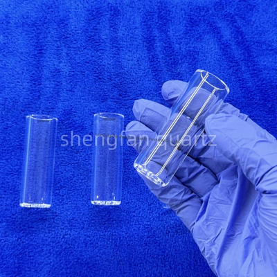 মহাকাশ শিল্পের জন্য কাস্টম তাপ প্রতিরোধী স্বচ্ছ কোয়ার্টজ গ্লাস টিউব