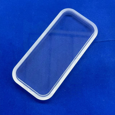 পরিষ্কার কাস্টম কোয়ার্টজ স্টেপ শীট 0.5mm বেধ