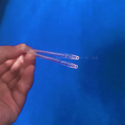 কারখানার কাস্টম উচ্চ তাপমাত্রা প্রতিরোধের 1mm-10mm ছোট ব্যাসাকার ক্যাপিলারি কোয়ার্টজ গ্লাস টিউব