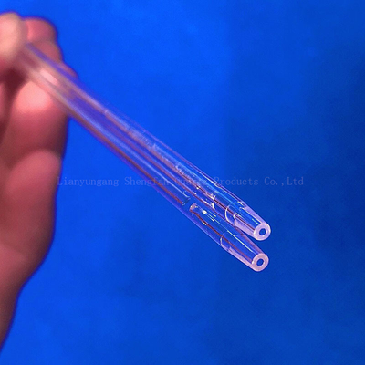 কারখানার কাস্টম উচ্চ তাপমাত্রা প্রতিরোধের 1mm-10mm ছোট ব্যাসাকার ক্যাপিলারি কোয়ার্টজ গ্লাস টিউব