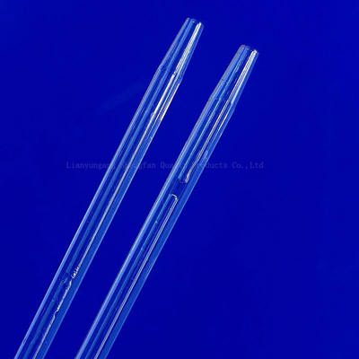 কারখানার কাস্টম উচ্চ তাপমাত্রা প্রতিরোধের 1mm-10mm ছোট ব্যাসাকার ক্যাপিলারি কোয়ার্টজ গ্লাস টিউব