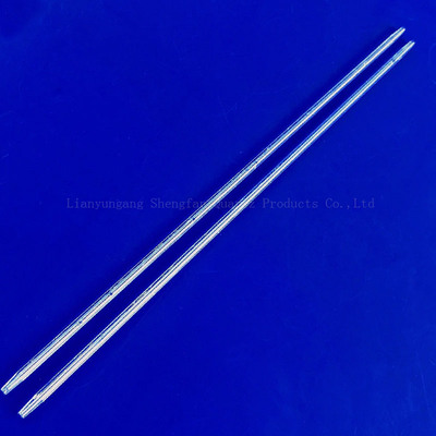 কারখানার কাস্টম উচ্চ তাপমাত্রা প্রতিরোধের 1mm-10mm ছোট ব্যাসাকার ক্যাপিলারি কোয়ার্টজ গ্লাস টিউব