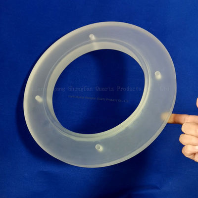 ফ্যাক্টরি তৈরি উচ্চ তাপমাত্রা প্রতিরোধী ক্ষয় প্রতিরোধী স্বচ্ছ অস্বচ্ছ কোয়ার্টজ গ্লাস বিশেষ আকারের অংশ নমুনা সমর্থনের জন্য