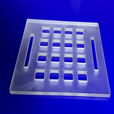 উচ্চ বিশুদ্ধতা SIO2 99.99% উচ্চ তাপমাত্রা প্রতিরোধ 1100℃ কোয়ার্টজ গ্লাস প্লেট