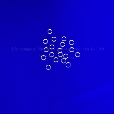 লেজার কাটিং ছোট আকারের অতিবেগুনি স্বচ্ছ ফিউজড কোয়ার্টজ গ্লাস শীট চেম্বার উইন্ডোর জন্য