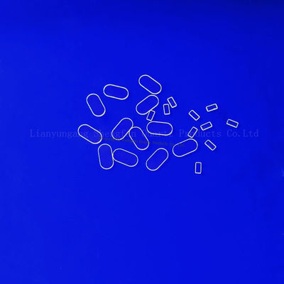 লেজার কাটিং ছোট আকারের অতিবেগুনি স্বচ্ছ ফিউজড কোয়ার্টজ গ্লাস শীট চেম্বার উইন্ডোর জন্য