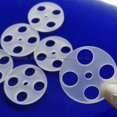 উচ্চ বিশুদ্ধতা SIO2 99.99% উচ্চ তাপমাত্রা প্রতিরোধ 1100℃ কোয়ার্টজ গ্লাস প্লেট