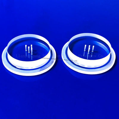 ১১৫০সি কার্যকরী তাপমাত্রা সহ কোয়ার্টজ গ্লাস প্লেট, যা মহাকাশ শিল্পে তাপমাত্রা ও চাপ প্রয়োগের জন্য ব্যবহৃত হয়