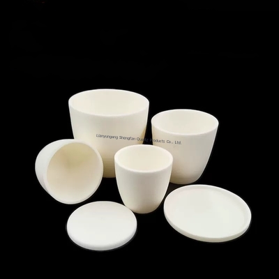 99% Alumina Ceramic Crucible With High Density And Max Working Temperature 1600C