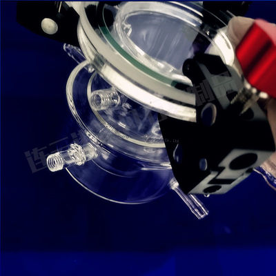 উচ্চ মানের 500ml 1000ml কোয়ার্টজ পরীক্ষাগার রাসায়নিক সরঞ্জাম কোয়ার্টজ ফটোকেমিক্যাল রিঅ্যাক্টর