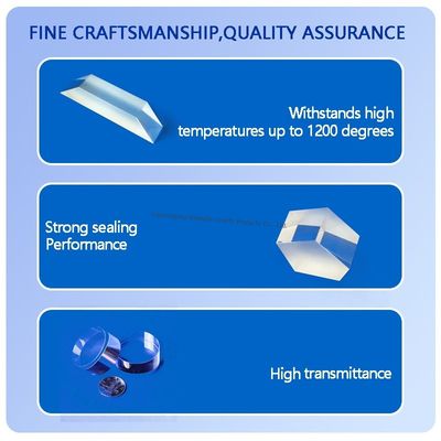 কাস্টমাইজড ফিউজড সিলিকা অপটিক্যাল ক্লিয়ার ফিউজড কোয়ার্টজ গ্লাস প্লেট