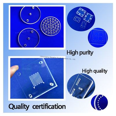 Customized Quartz Disc Quartz Glass Sheet Optical Quartz Glass Plate With High Transmitance
