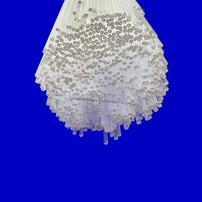 উচ্চ তাপমাত্রা প্রতিরোধী জারা উচ্চ বিশুদ্ধতা SiO2 φ1mm-φ5mm কোয়ার্টজ গ্লাস ক্যাপিলারি