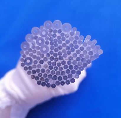 উচ্চ তাপমাত্রা প্রতিরোধী জারা উচ্চ বিশুদ্ধতা SiO2 φ1mm-φ5mm কোয়ার্টজ গ্লাস ক্যাপিলারি