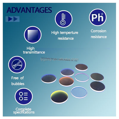 ইউভি ল্যাম্প অ্যাপ্লিকেশনের জন্য উচ্চ স্বচ্ছ 99.99% SIO2 কোয়ার্টজ গ্লাস প্লেট