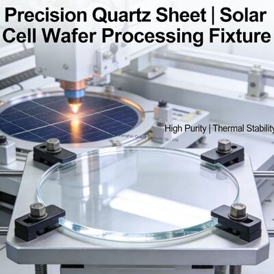 Optically Clear Quartz Glass Plate with Superior Hardness and Thermal Shock Resistance for Scientific Equipment