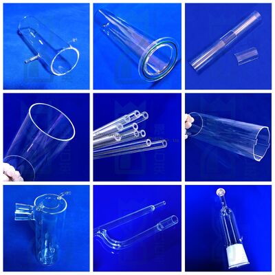 1100℃ কার্যক্ষম তাপমাত্রা, 99.99% SiO2 বিশুদ্ধতা এবং উচ্চ আলোক ভেদনযোগ্যতা সহ ফিউজড সিলিকা কৈশিক কোয়ার্টজ গ্লাস টিউব