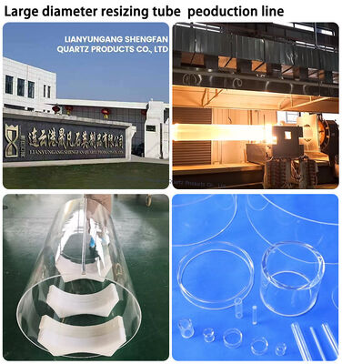 উচ্চ বিশুদ্ধতা ৯৯.৯৯% কোয়ার্টজ গ্লাস টিউব ১১০০°C কার্যকারী তাপমাত্রা এবং ইউভি সুরক্ষা সহ