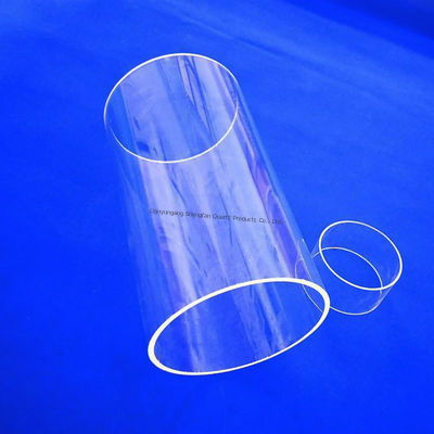 সেমিকন্ডাক্টর অ্যাপ্লিকেশনের জন্য উচ্চ আলো প্রেরণ ক্ষমতা সহ ভাল বৈদ্যুতিক নিরোধক এবং উচ্চ তাপ প্রতিরোধ ক্ষমতা সম্পন্ন কোয়ার্টজ গ্লাস টিউব