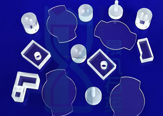 উত্পাদনকারী কাস্টম অপটিক্যাল ফিউজড কোয়ার্টজ গ্লাস প্লেট উচ্চ ট্রান্সমিট্যান্স সহ