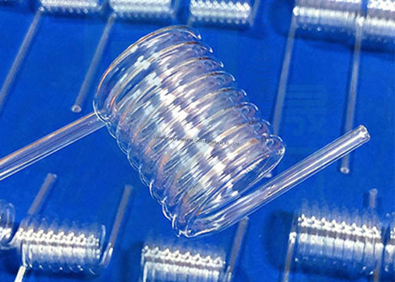 UVC আলোর জন্য উচ্চ তাপমাত্রা প্রতিরোধী ৩০০মিমি ওডি ক্লিয়ার কোয়ার্টজ গ্লাস টিউব