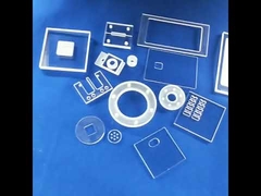 ওএম ওডিএম ক্লিয়ার গ্লাস প্লেট অ্যান্টি অ্যাসিড উচ্চ আলোর ট্রান্সমিট্যান্স নির্ভরযোগ্য কোয়ার্টজ