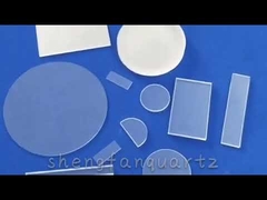 0.3মিমি কোয়ার্টজ গ্লাস প্লেট স্বচ্ছ কোয়ার্টজ গ্লাস সাবস্ট্রেট উচ্চ বিশুদ্ধতা সহ