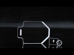 আয়তক্ষেত্রাকার পালিশ করা কোয়ার্টজ গ্লাস প্লেট শীট উচ্চ তাপমাত্রা প্রতিরোধী