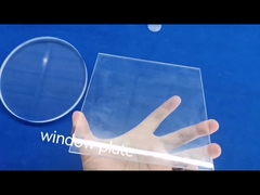 ঝালাই কোয়ার্টজ গ্লাস প্লেট সমতল শীট অপটিক্যাল দৃষ্টি গ্লাস উইন্ডো