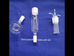 সায়েন্স ল্যাব কোয়ার্টজ ফায়ার রিঅ্যাক্টর কেটল 10 - 100 মিলি তেল সেন্ট্রিফিউজ গ্লাস টিউব