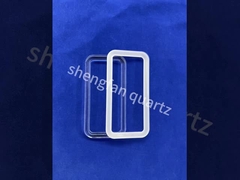 কারখানার কাস্টম উচ্চ তাপমাত্রা প্রতিরোধী স্বচ্ছ কোয়ার্টজ রিং