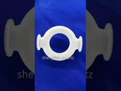 কাস্টম উচ্চ তাপমাত্রা এবং জারা প্রতিরোধী অস্বচ্ছ গ্লোটেড কোয়ার্টজ যন্ত্র