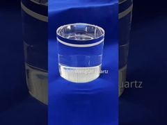 কাস্টমাইজড উচ্চ আলোর সংক্রমণ উচ্চ বিশুদ্ধতা পূর্ণ স্বচ্ছ slotted কোয়ার্টজ রড