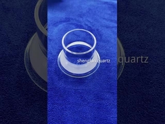 কারখানা কাস্টম ল্যাবরেটরি উচ্চ তাপমাত্রা প্রতিরোধী কোয়ার্টজ বল হেডার বাটি