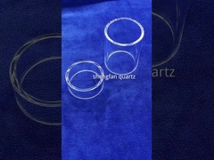 উৎপাদন উচ্চ তাপমাত্রা প্রতিরোধী বড় কোয়ার্টজ গ্লাস টিউব