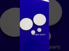 উচ্চ মানের ফিউজড সিলিকা কোয়ার্টজ শঙ্কু টিউব অ্যাক্টিনিয়া ডিটেক্টর