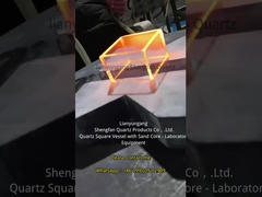 কারখানার কাস্টমাইজড উচ্চ তাপমাত্রা এবং জারা প্রতিরোধী কোয়ার্টজ পাত্রে এবং কোয়ার্টজ বর্গক্ষেত্র cyli