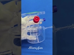 অপটিক্যাল যন্ত্রপাতি ফিউজড সিলিকন রসায়ন গ্লাসওয়্যাররসায়ন পরীক্ষাগার বিজ্ঞান ল্যাব গ্লাসওয়্যার