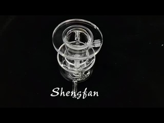 প্রিমিয়াম কাস্টম ডাবল-লেয়ার ফটোক্যাটালিটিক রিঅ্যাক্টর ক্ষয় প্রতিরোধী স্বচ্ছ কোয়ার্টজ গ্লাস ইনস্ট